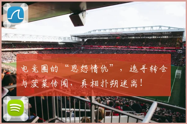 电竞圈的“恩怨情仇”,选手转会与菠菜传闻,真相扑朔迷离!